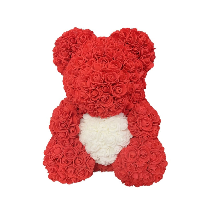 Valentine's Day-25cm/40cm Heart-shaped Rose Teddy Bear