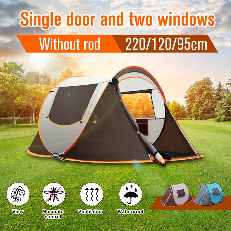2-3 Person Waterproof Double-Layered Throw Tent