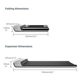 Foldable and Portable Electric Treadmill with Remote App