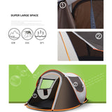 2-3 Person Waterproof Double-Layered Throw Tent