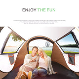 2-3 Person Waterproof Double-Layered Throw Tent