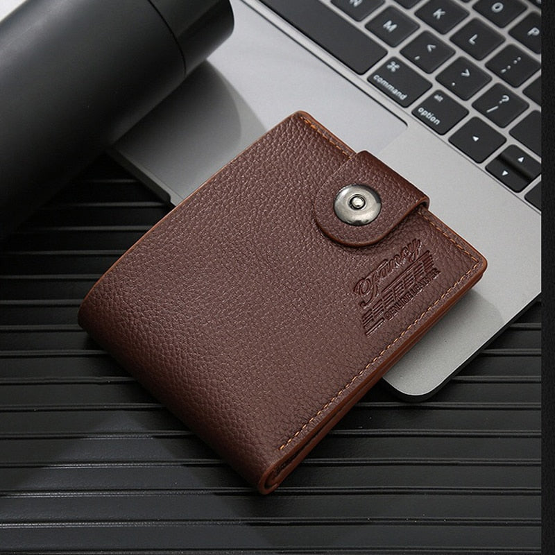Father's Day-Men's Quartz Watch & Leather Wallet Set