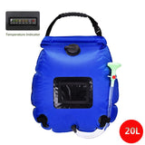20L Outdoor Camping/Hiking Solar Shower Bag with Hose and Switcheable Shower Head