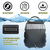 20L Outdoor Camping/Hiking Solar Shower Bag with Hose and Switcheable Shower Head