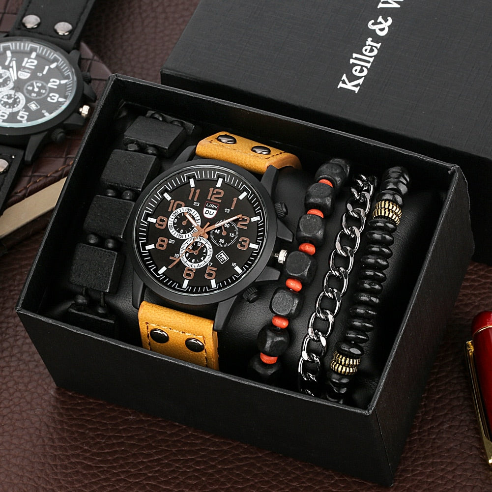 Father's Day-Men's Fashion Watch Set