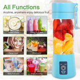 Handheld USB Rechargeable Electric Fruit Juicer/Blender