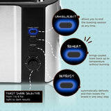 Stainless Steel 4 Slice Toaster