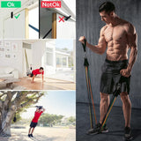 10LB-120LB Set of Resistance Bands for Workout/Fitness