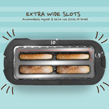Stainless Steel 4 Slice Toaster