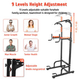 Multi-Funtional Fitness Training Equipment-Power Tower Dip Station with Pull Up and Push Up Bars