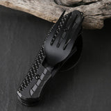 4 in I Collapsible Cutlery/Travel Utensil for Camping/Hiking/Survival