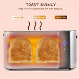 Stainless Steel 4 Slice Toaster