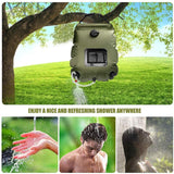 20L Outdoor Camping/Hiking Solar Shower Bag with Hose and Switcheable Shower Head