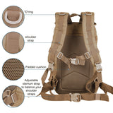 Rugged, Waterproof Military Tactical Backpack