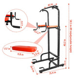 Multi-Funtional Fitness Training Equipment-Power Tower Dip Station with Pull Up and Push Up Bars