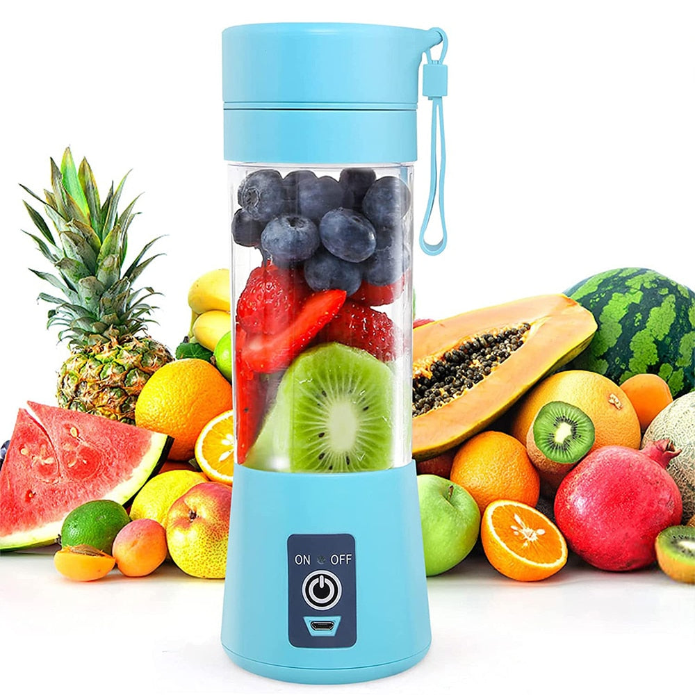 Handheld USB Rechargeable Electric Fruit Juicer/Blender