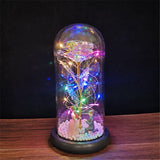 Valentine's Day-Encased Rose with LED light-Various Colors