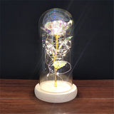 Valentine's Day-Encased Rose with LED light-Various Colors