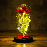 Valentine's Day-Encased Rose with LED light-Various Colors