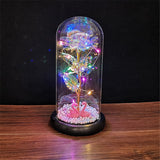 Valentine's Day-Encased Rose with LED light-Various Colors