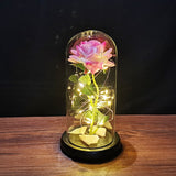 Valentine's Day-Encased Rose with LED light-Various Colors