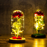 Valentine's Day-Encased Rose with LED light-Various Colors