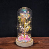 Valentine's Day-Encased Rose with LED light-Various Colors