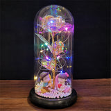 Valentine's Day-Encased Rose with LED light-Various Colors