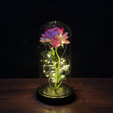 Valentine's Day-Encased Rose with LED light-Various Colors