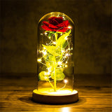 Valentine's Day-Encased Rose with LED light-Various Colors