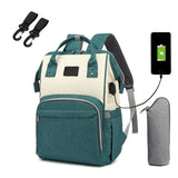 Large Multi-Funtional Travel Diaper Bag-Waterproof with USB charger