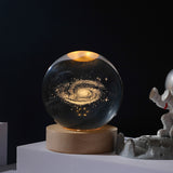 Christmas/Birthday Gift-3D Glowing Planetary Crystal Ball/Globe