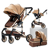 5 In I Luxury Baby Stroller with Carriage and Car Seat Travel System