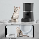 6L Automatic Pet Feeder. App Controlled with Camera and Voice Interaction