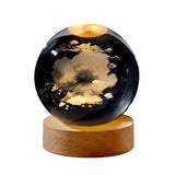 Christmas/Birthday Gift-3D Glowing Planetary Crystal Ball/Globe