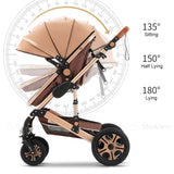 5 In I Luxury Baby Stroller with Carriage and Car Seat Travel System