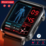 Smartwatch-Health Tracker-Vital Health Funtions and Readings such as Blood Sugar, Blood Pressure, Heart Rate, Body Temp