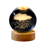 Christmas/Birthday Gift-3D Glowing Planetary Crystal Ball/Globe