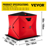 Windproof and Waterproof Ice Fishing and Camping Tent