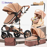 5 In I Luxury Baby Stroller with Carriage and Car Seat Travel System