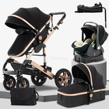 5 In I Luxury Baby Stroller with Carriage and Car Seat Travel System