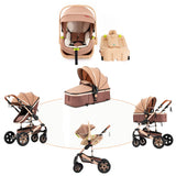 5 In I Luxury Baby Stroller with Carriage and Car Seat Travel System