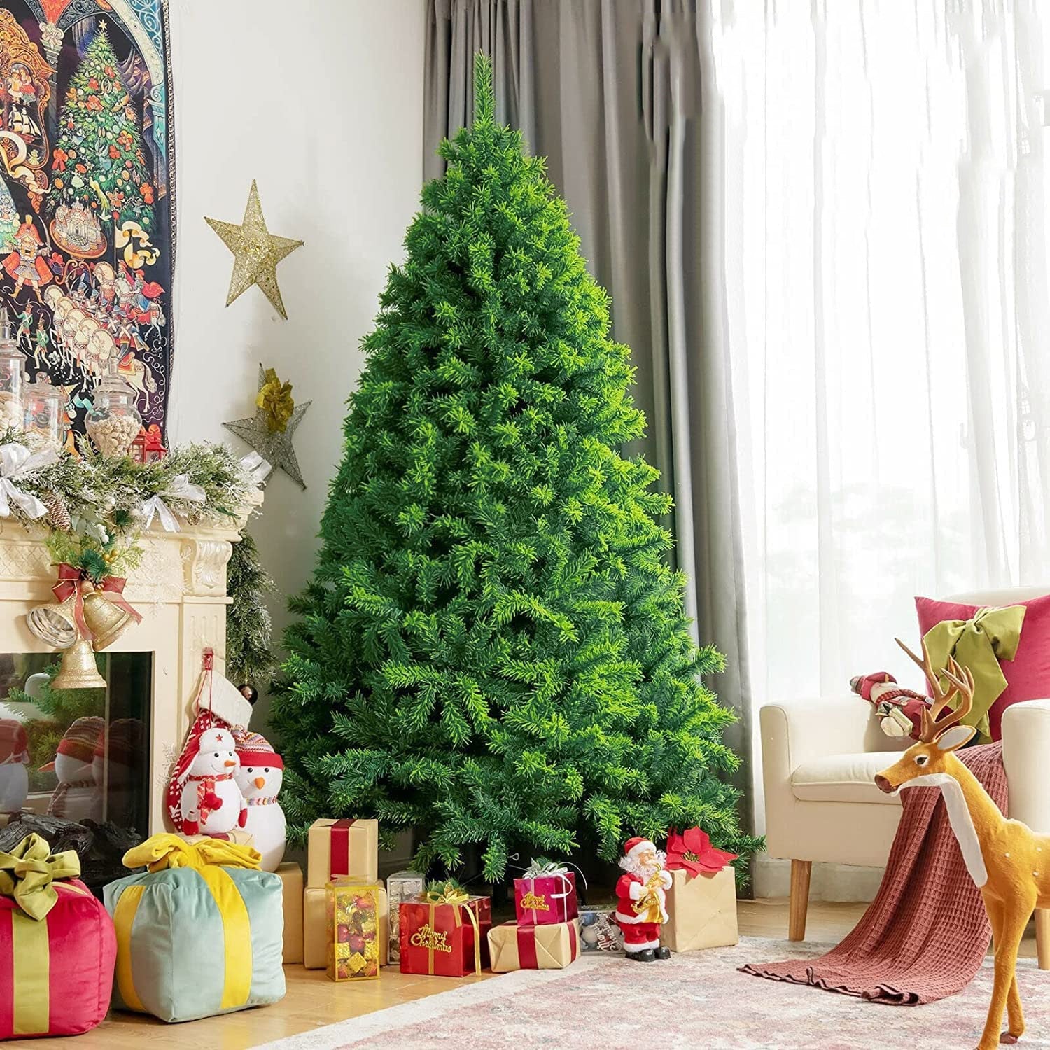 Christmas-180cm Outdoor/Indoor Artificial Tree