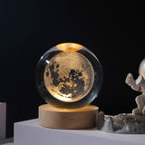 Christmas/Birthday Gift-3D Glowing Planetary Crystal Ball/Globe