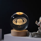 Christmas/Birthday Gift-3D Glowing Planetary Crystal Ball/Globe