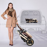 5 In I Luxury Baby Stroller with Carriage and Car Seat Travel System