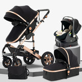 5 In I Luxury Baby Stroller with Carriage and Car Seat Travel System