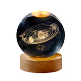 Christmas/Birthday Gift-3D Glowing Planetary Crystal Ball/Globe