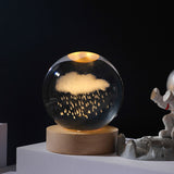 Christmas/Birthday Gift-3D Glowing Planetary Crystal Ball/Globe