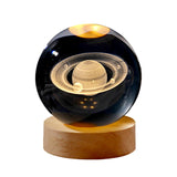 Christmas/Birthday Gift-3D Glowing Planetary Crystal Ball/Globe